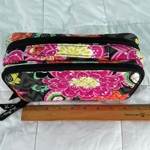 Vera Bradley Blush & Brush Case Ziggy Zinnia